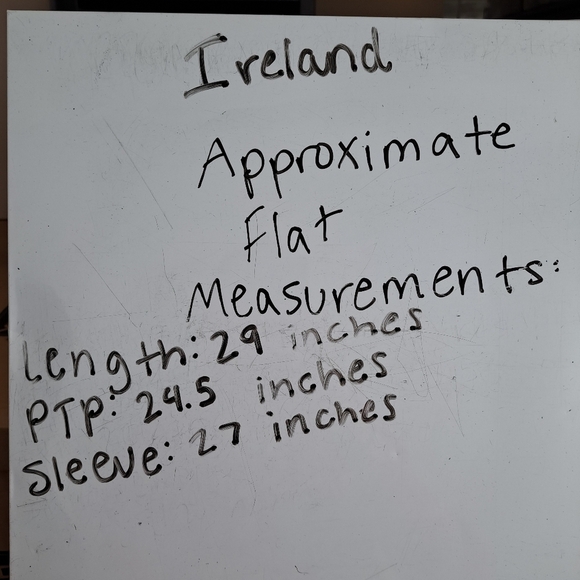 Vintage Green 1/4 Zip Wool Blend Mock Neck Ireland Embroidered Sweater Size 2XL - Picture 8 of 8